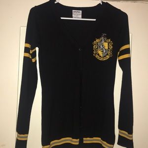 Harry Potter/ Hufflepuff cardigan (Hot Topic)